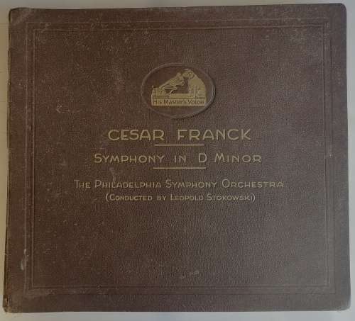Cesar Franck symphony - His Master`s Voice lps