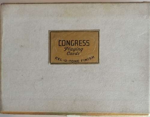 Vintage Congress playing cards
