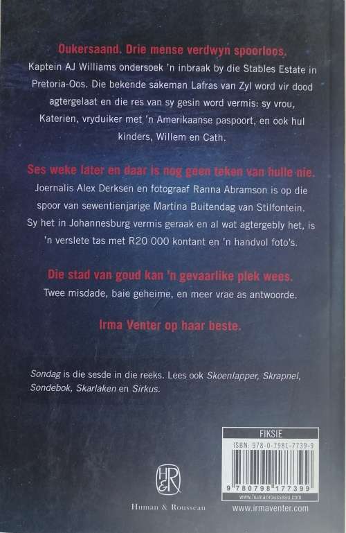 Sondag deur Irma Venter