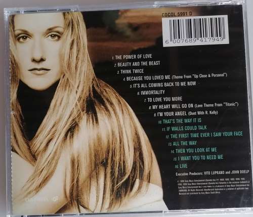 Celine Dion - All the way cd