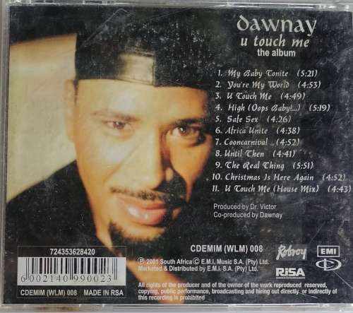 Dawnay - U touch me cd