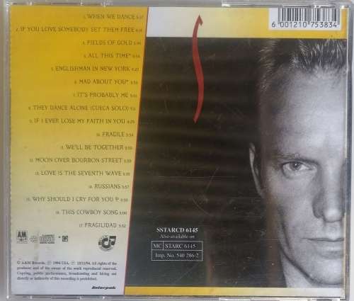 The best of Sting - Fields of gold cd
