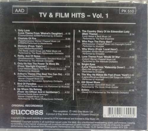 TV and Film hits cd