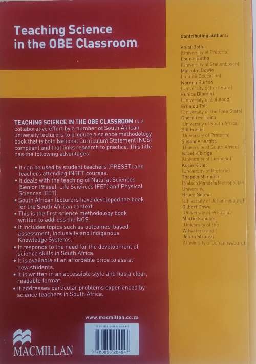 Teaching science in the OBE classroom