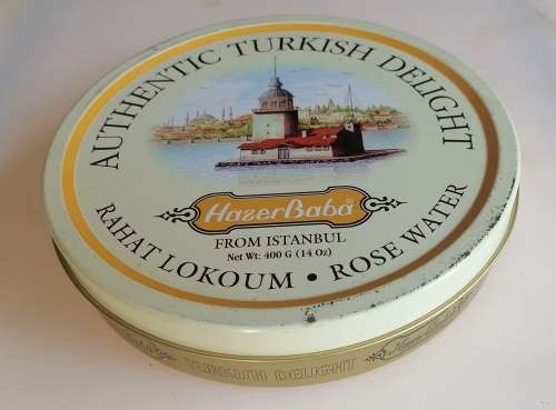 Authentic Turkish delight tin