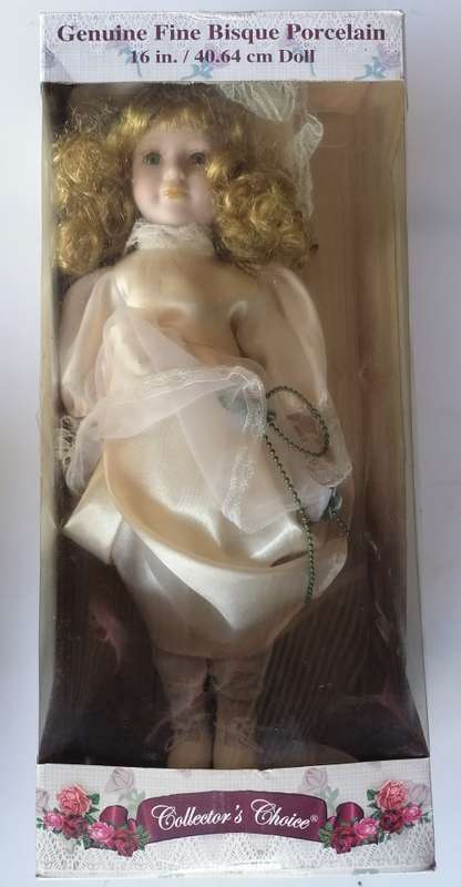 Collector`s choice genuine fine bisque porcelain doll