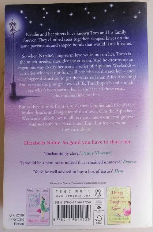 Alphabet weekends by Elizabeth Noble