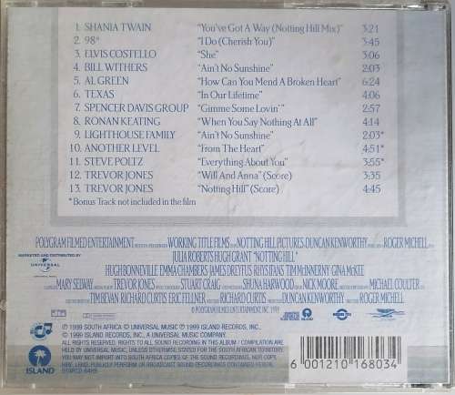 Notting Hill cd