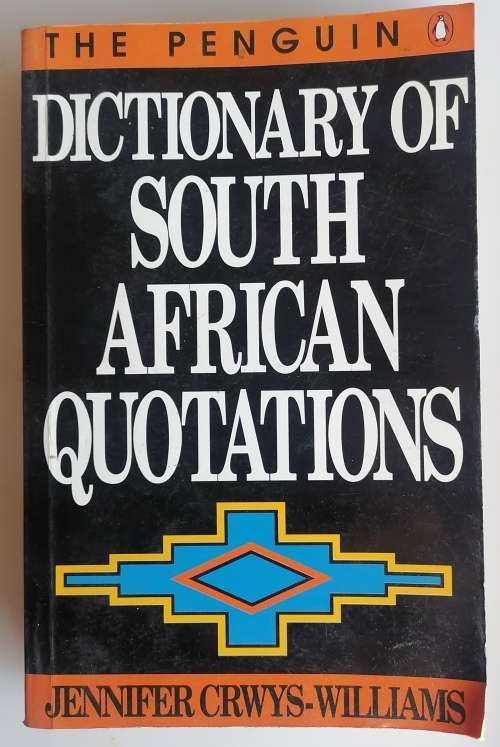Dictionary of South African quotations