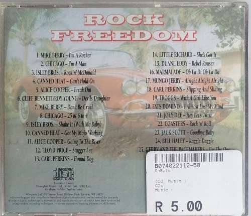 Rock freedom cd