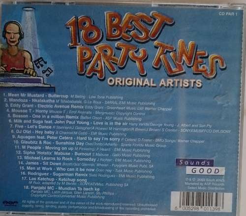 18 Best party tunes cd
