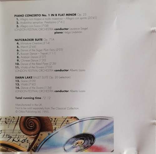 The classical collection: Tchaikovsky cd