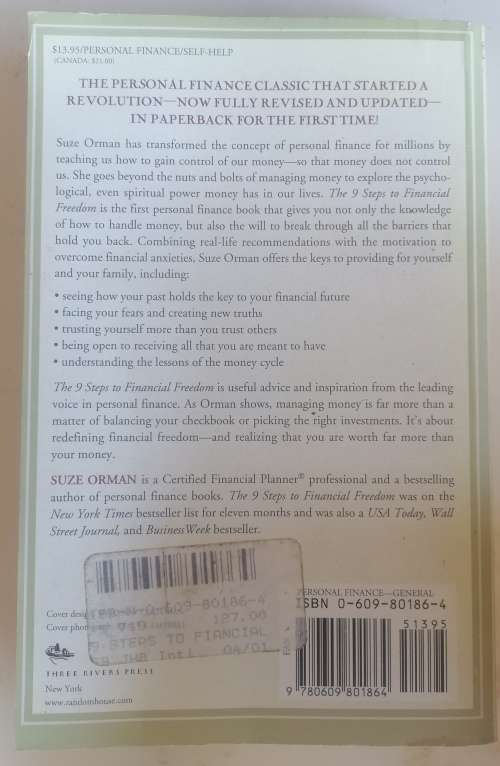 The 9 steps to financial freedom by Suze Orman