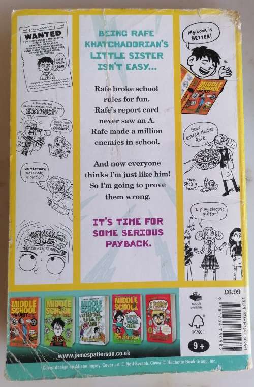 Middle school, my brother is a big, fat liar by James Patterson
