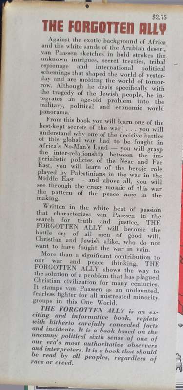 The forgotten ally by Pierre van Paassen