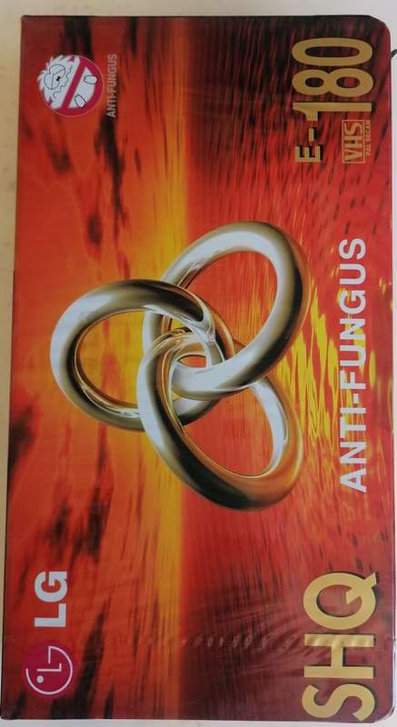 LG 180 blank video cassette *sealed*