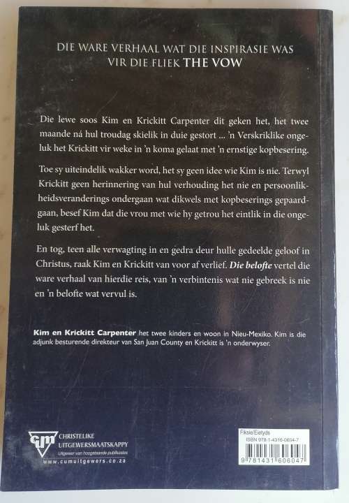 Die belofte deur Kim and Krickitt Carpenter