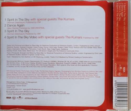 Gareth Gates - Spirit in the sky cd