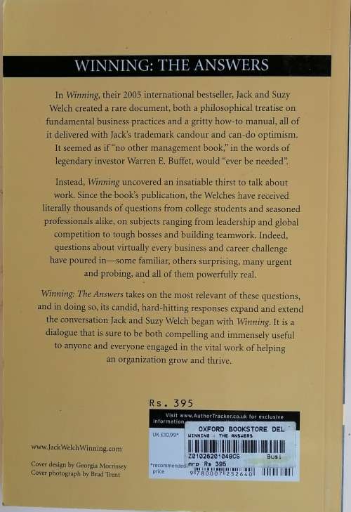 Winning: The answers by Jack and Suzy Welch