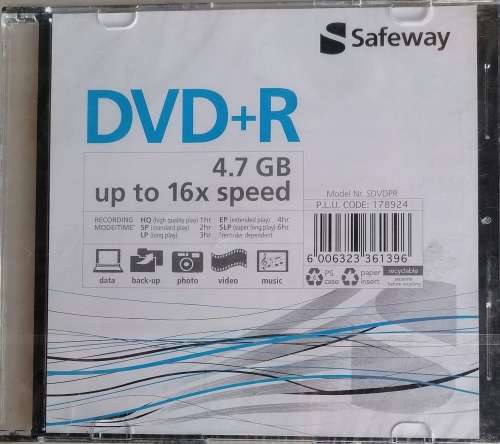 Safeway Dvd+R *sealed*