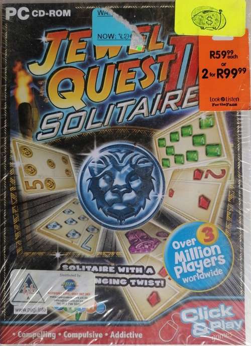 Jewel Quest II Solitaire PC *sealed*
