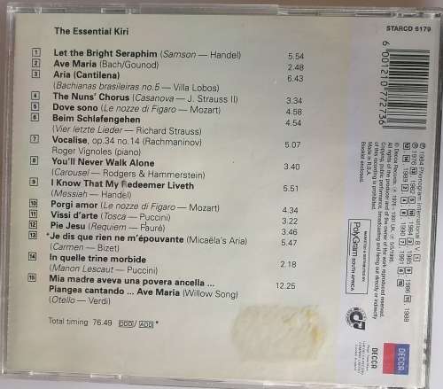 The essential Kiri cd