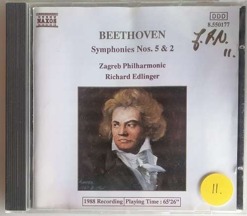 Beethoven Symphonies Nos. 5 and 2 cd