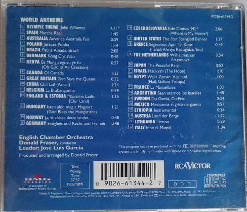 World anthems cd