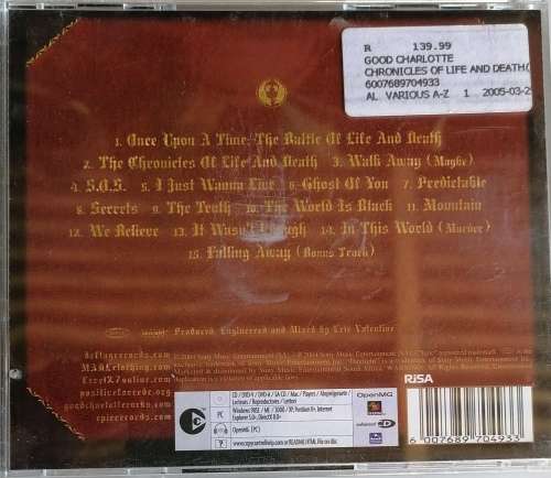 Good Charlotte - Chronicles of life and death cd