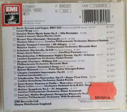 Best-loved classics 1 cd