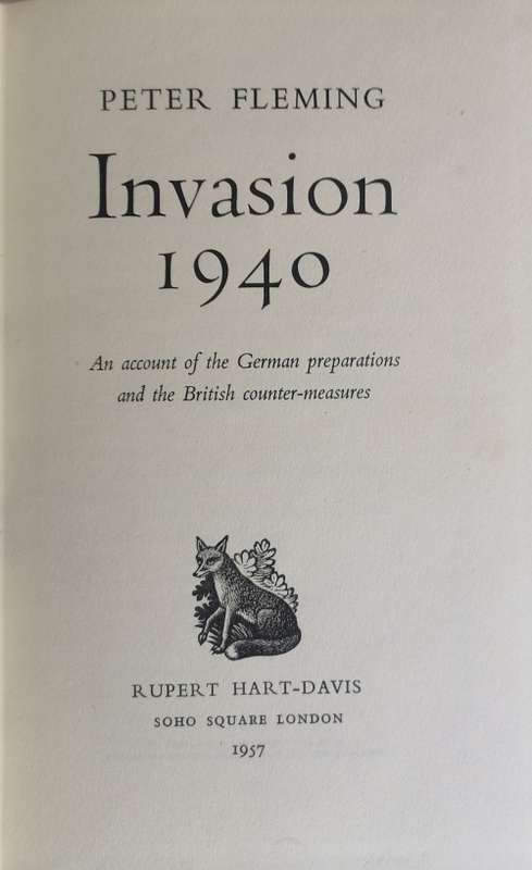 Invasion 1940 by Peter Fleming