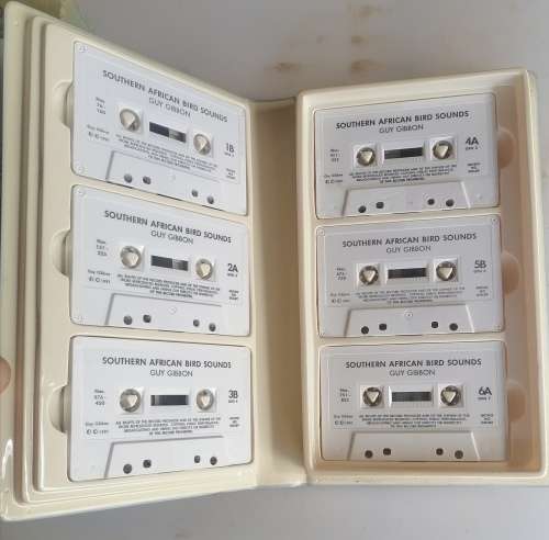 Southern African bird sounds by Guy Gibbon - 6 Cassette tapes