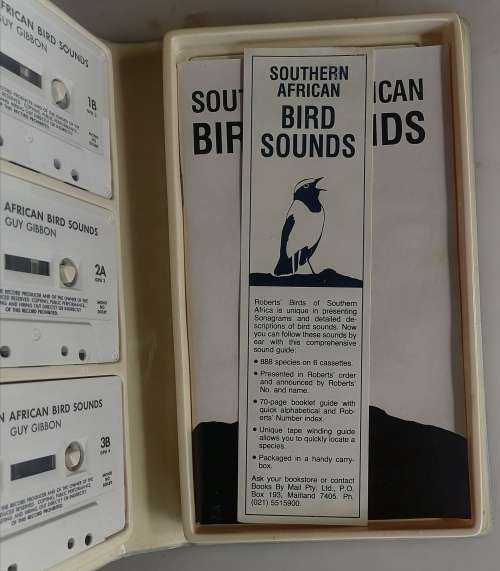 Southern African bird sounds by Guy Gibbon - 6 Cassette tapes
