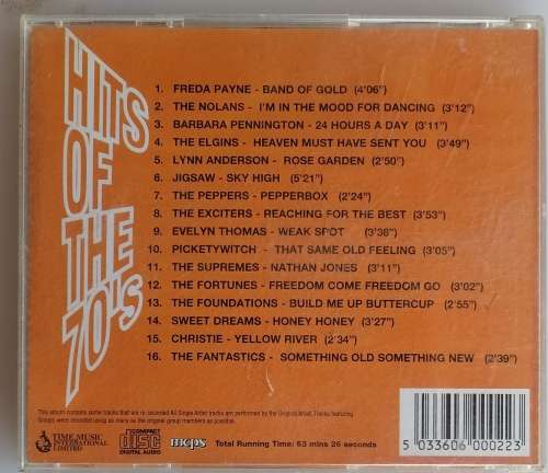 Hits of the 70`s cd