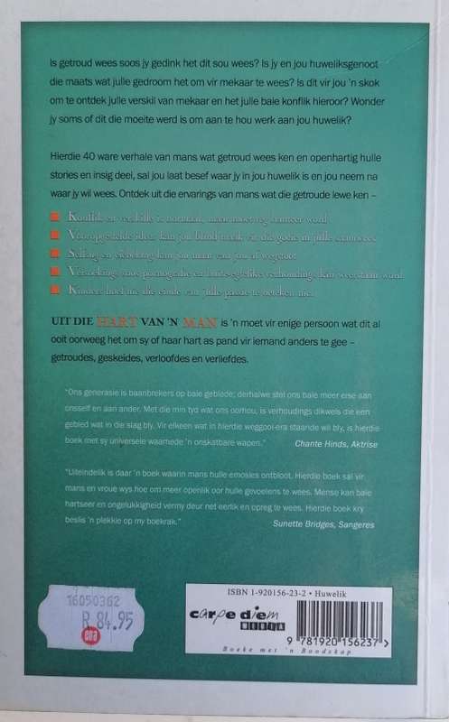 Uit die hart van `n man