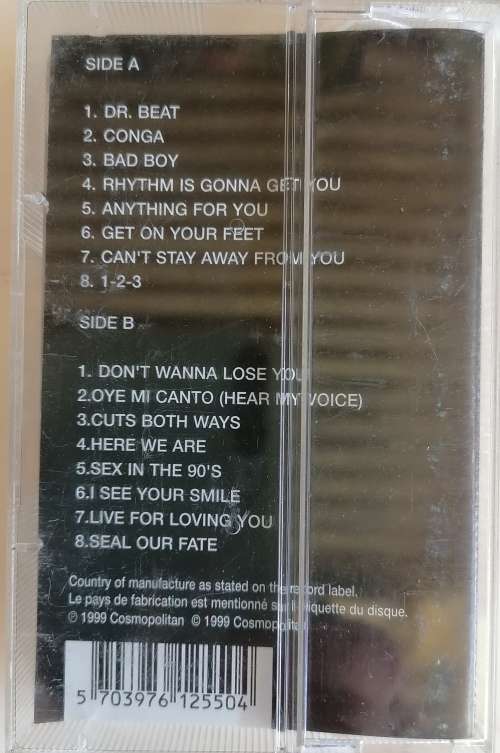 A tribute to the best of Gloria Estefan tape