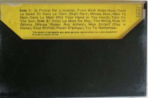 The unique Nana Mouskouri tape