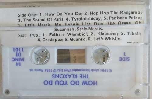 The Klaxons - How do you do tape