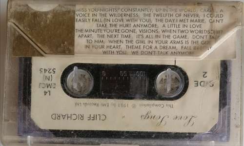 Cliff Richard - Love songs tape