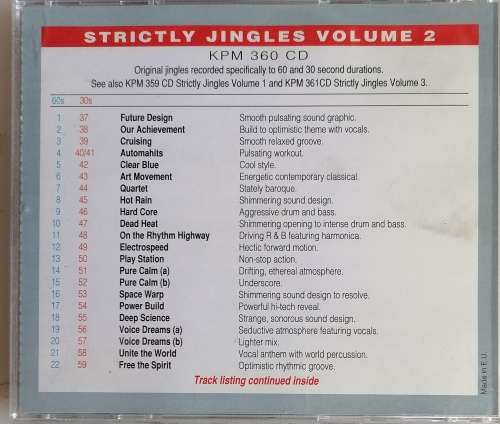Strictly jingles 2 (cd)