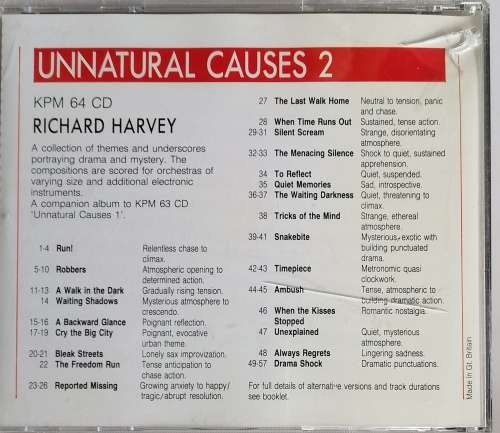 Unnatural causes 2 (cd)
