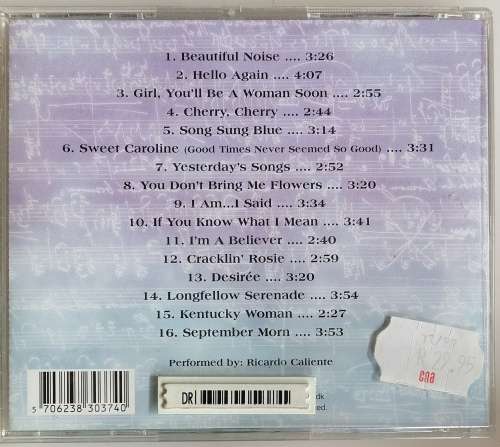 Panpipes play Neil Diamond cd