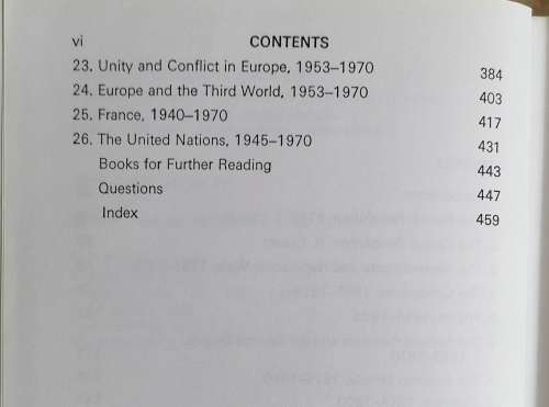 A history of modern Europe 1789-1970
