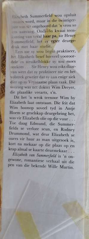 Elizabeth van Summerfield deur Wille Martin