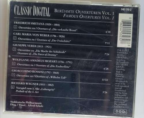 Classic digital: Beruhmte Ouverturen cd