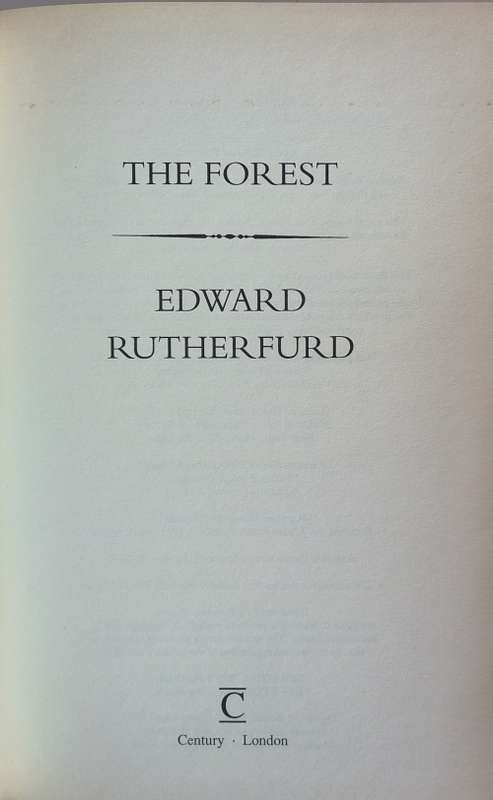 The forest by Edward Rutherfurd