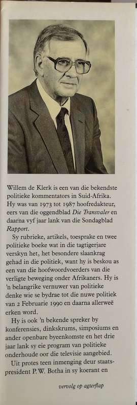 FW de Klerk, die man en sy tyd deur Willem de Klerk
