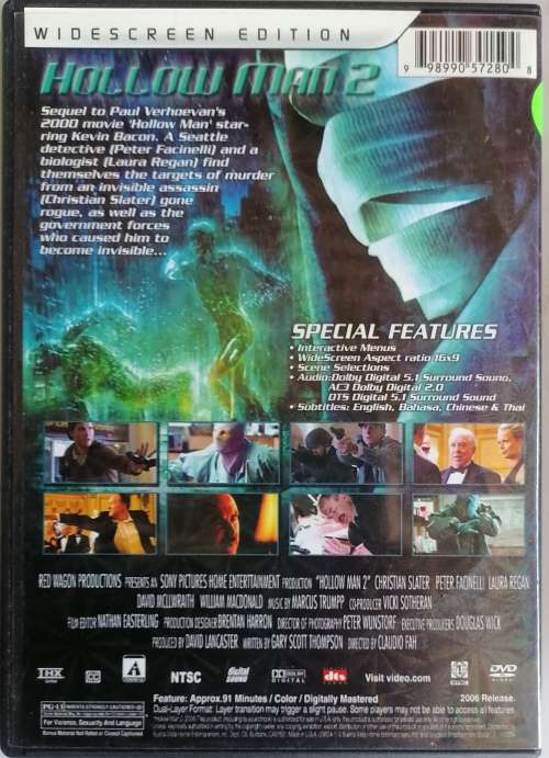 Hollow Man 2 dvd