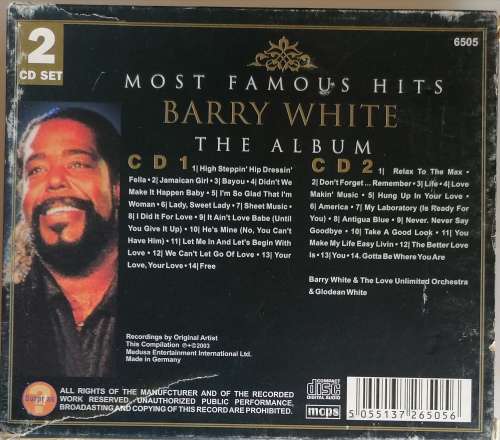 Barry White - The album 2cd