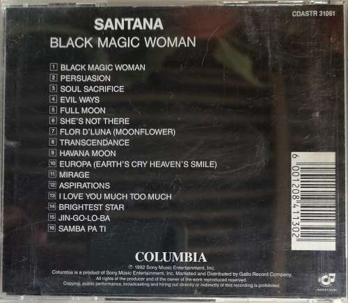 Santana - Black Magic Woman cd